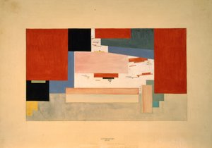 Suprematismi, 1919 (kynä, wc ja muste paperille)